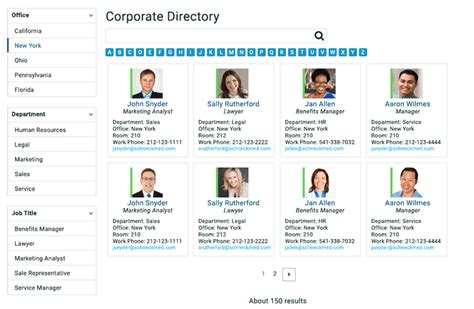 Corporate Directory .